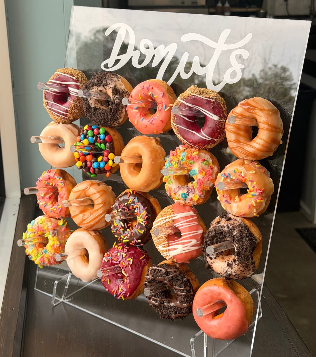 Birthday donuts at Duffers Donuts in Mount Pleasant